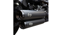 S&S Cycle Grand National Slip-On Mufflers - Black