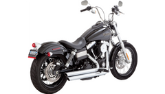 Vance and Hines Big Shots Staggered Exhaust System - Chrome