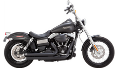 Vance and Hines Big Shots Staggered Exhaust System - Matte Black