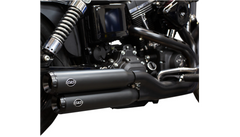 S&S Cycle Grand National Slip-On Mufflers - Black