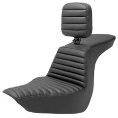 Saddlemen *New* Tour Step Up Seat - Rider Backrest - Tuck-N-Roll - Flsb/Fxlr '18-'22