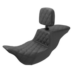 Saddlemen *New* Tour Step Up Seat - Rider Backrest - Full Lattice Stitch - Fl '08-'22