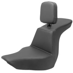 Saddlemen *New* Tour Step Up Seat - Rider Backrest - Plain - Flsb/Fxlr '18-'22