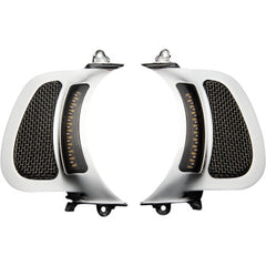 Custom Dynamics Genesis® 4 Dynamic Led Road Glide® Vent Inserts Amber/White
