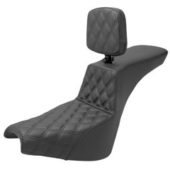 Saddlemen *New* Tour Step Up Seat - Rider Backrest - Front Lattice Stitch - Fxbb/Fxst '18-'22