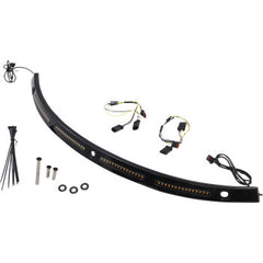 Custom Dynamics Genesis® 4 Dynamic Led Batwing Windshield Trim - Standard Flash