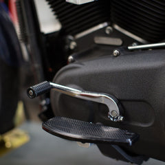 Thrashin Supply Mini Floorboards - Black - Dyna, Sportster, Fxr, Softail...