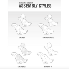 Saddlemen 2018-2020 Low Rider Fxlr/Fxlrs, Sport Glide Flsb Explorer™ Ultimate Comfort Seat