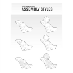 Saddlemen 2000-2006 Fxst Softail, Flstf Fat Boy, Flst/C Heritage Explorer™ Ultimate Comfort Seat