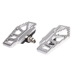 Thrashin Supply Apex Mini Floorboards - Chrome - Dyna, Sportster, Fxr, Softail