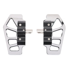 Thrashin Supply Apex Mini Floorboards - Chrome - Dyna, Sportster, Fxr, Softail