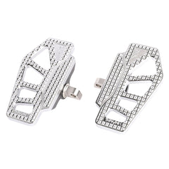 Thrashin Supply Apex Mini Floorboards - Chrome - Dyna, Sportster, Fxr, Softail