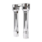 Thrashin Supply 8" - Hole Shot Risers - Chrome