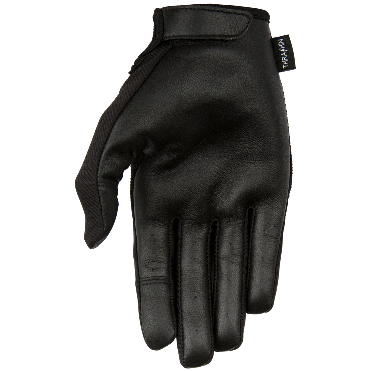 Thrashin Supply Stealth Glove - Leather Palm - (With BOLT Middle Finger)