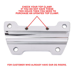 Thrashin Supply "Updated" Og Riser Top Clamp - Chrome