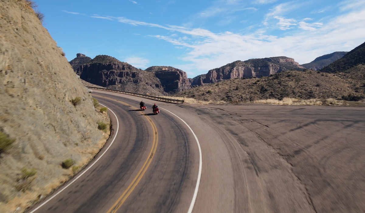 Exploring Arizona - Salt River Canyon Run & a Cold Ride into Williams!