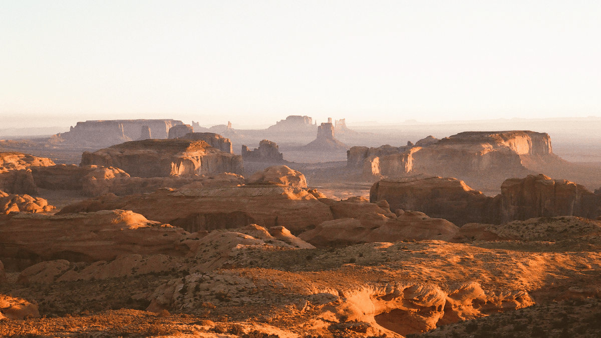 Camping above Monument Valley riding to Sturgis 2025!