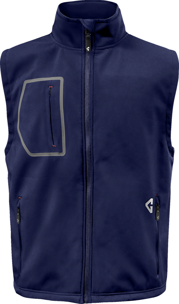 Gerbing Heated Clothing 7V Torrid Softshell Heated Vest 2.0 - Navy - Mens |