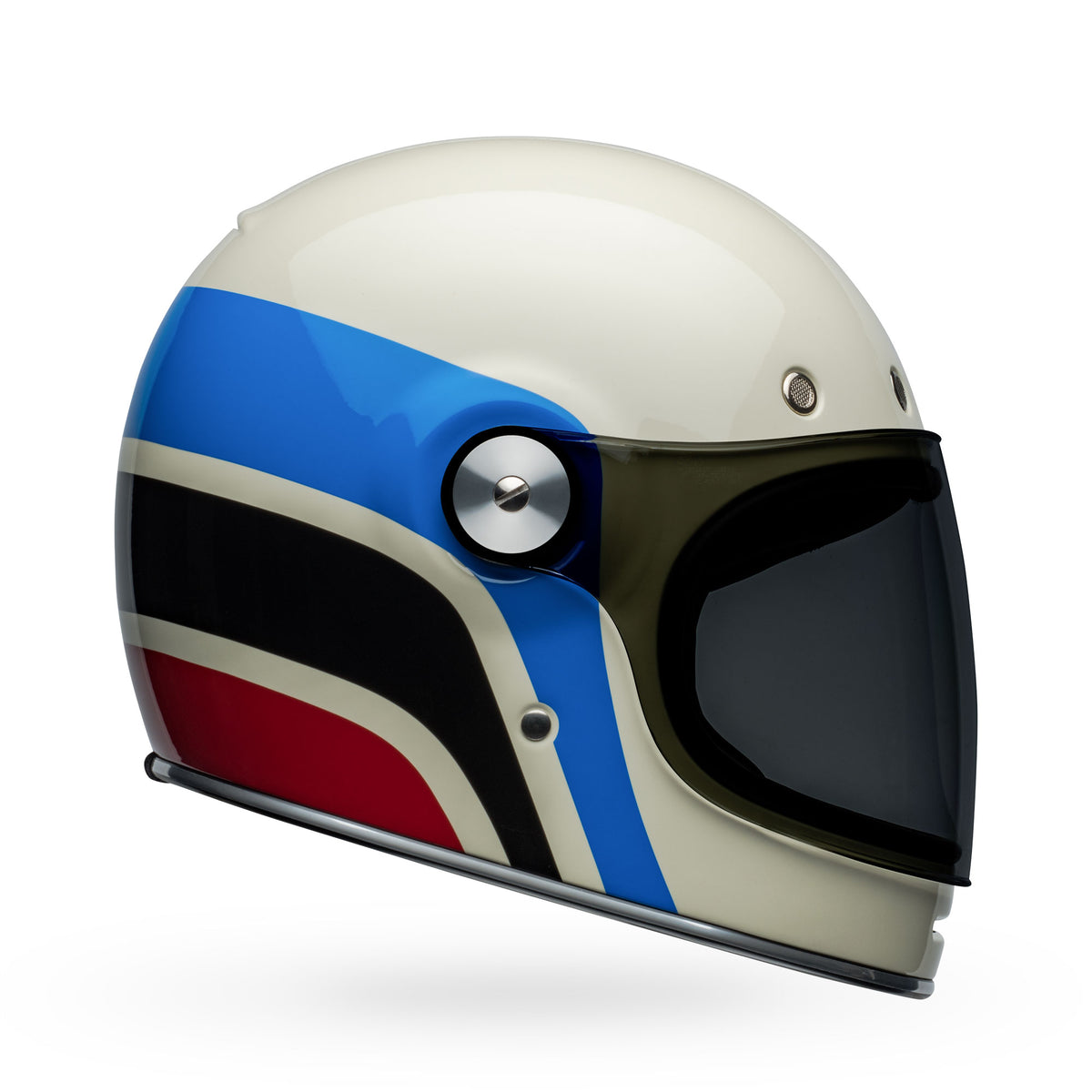 Bell Bullitt Speedway Gloss Vintage White/Blue Helmets