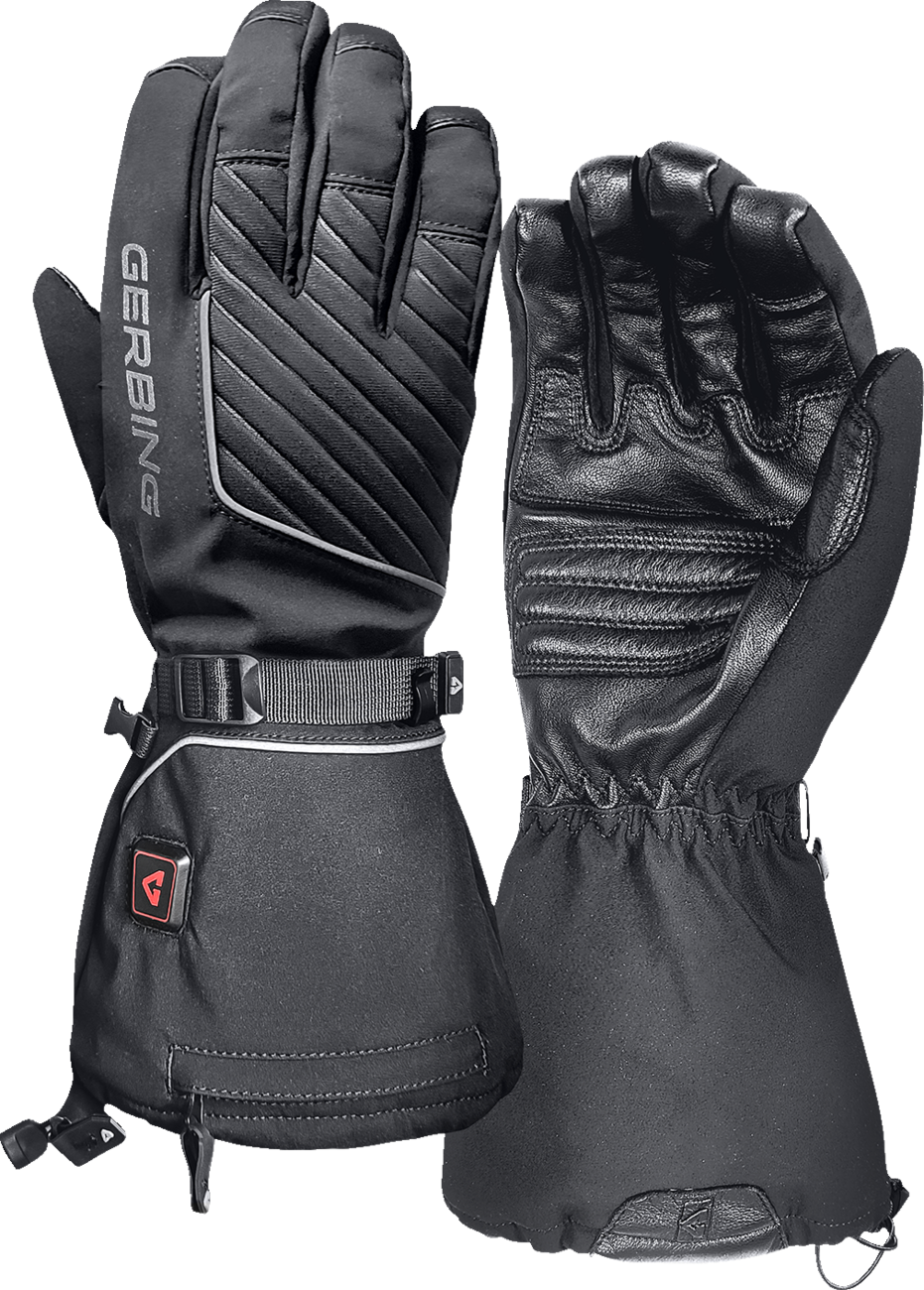 7V Atlas Ultra-Flex Battery Heated Gloves - Black | Gerbing Heated Clothing