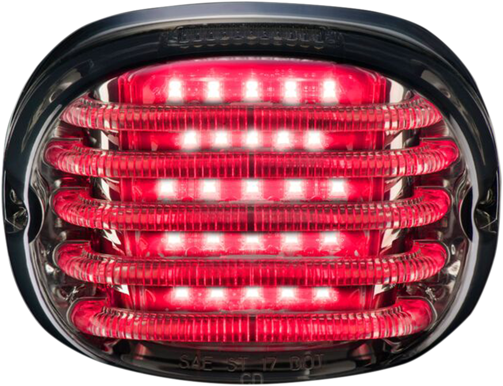 ProBEAM® Taillight - with License Plate Illumination Window - Smoke | Custom Dynamics