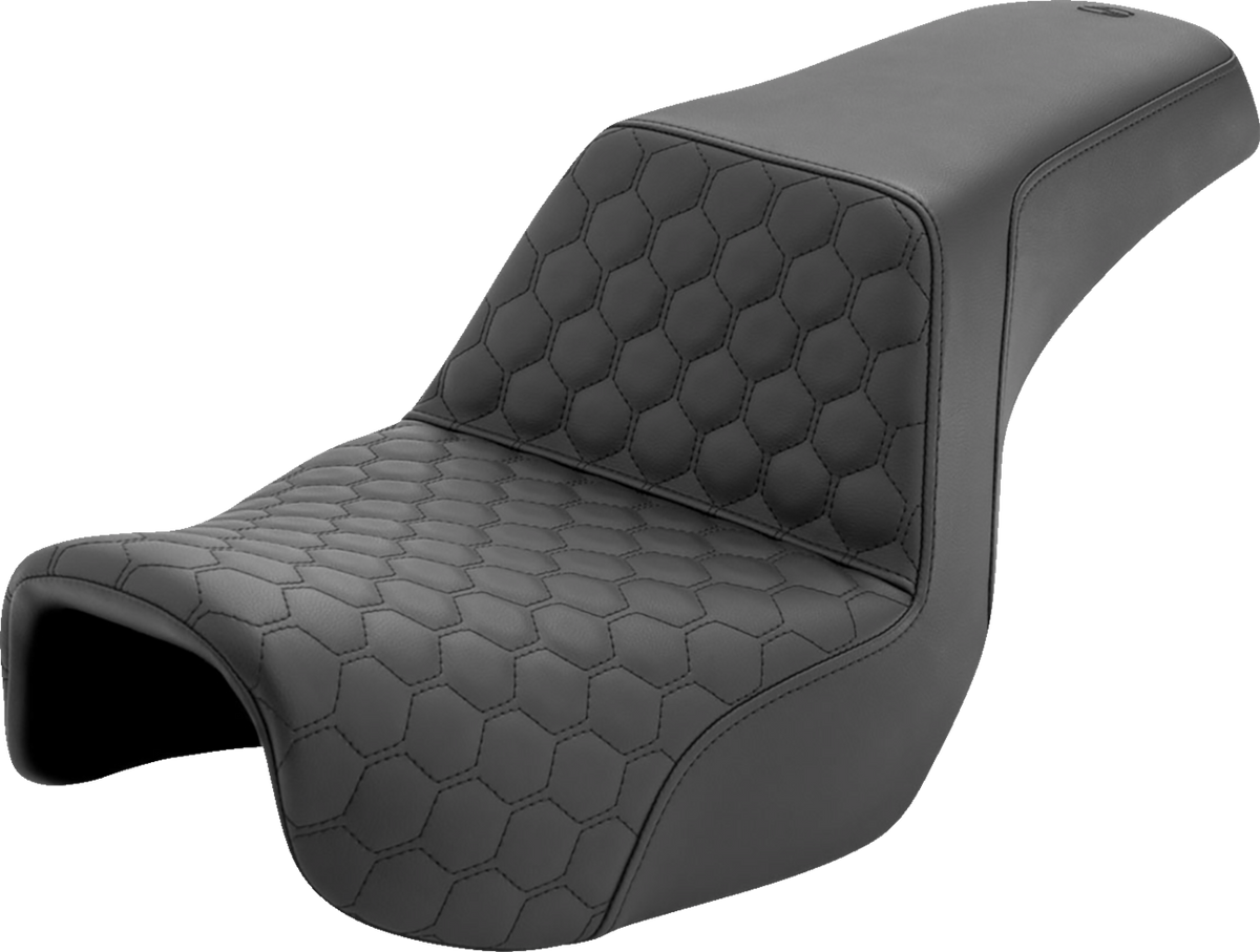 Saddlemen Step-Up Seat - Honeycomb - Dyna '06-'17
