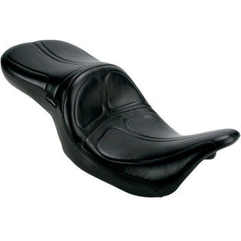 Le Pera Maverick Seat - without Backrest - Stitched - Black - FL '08-'23