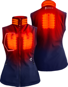 Gerbing Heated Clothing Women'S 7V Torrid Softshell Heated Vest 2.0 - Navy |