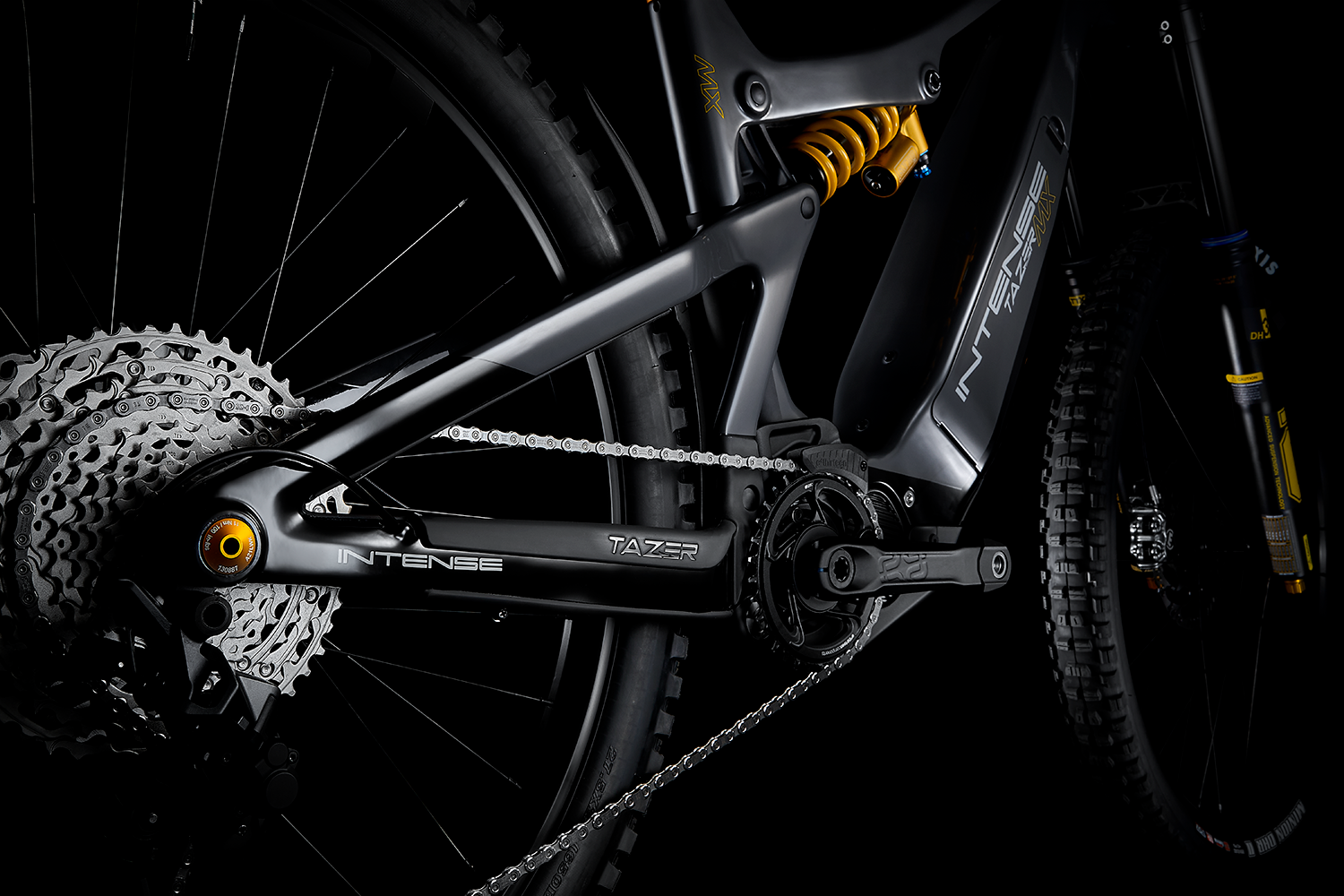 Tazer MX Carbon E-Bike - Pro Build - Gray/Black