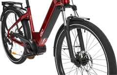 Discovery Rosemont LS E-Bike - Burgundy - Step Through