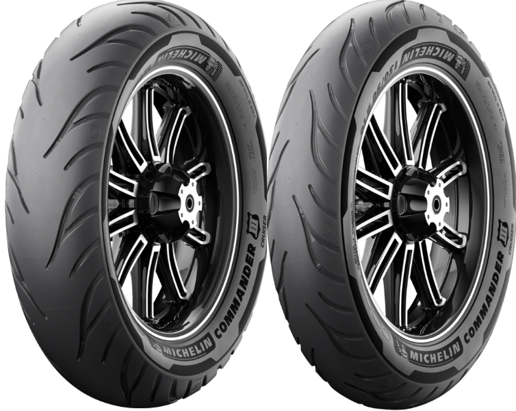 Michelin Commander III Cruiser/Touring Tires (Front and Rear)