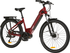 Discovery Rosemont LS E-Bike - Burgundy - Step Through