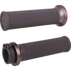 ODI - Ruffian Lock-On Street Grips - Cable - Black/Gunmetal