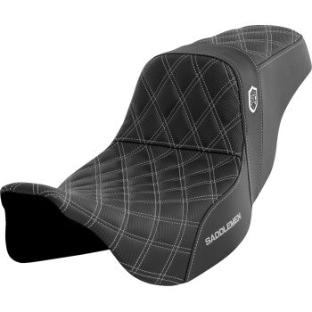 Pro Series SDC Performance Seat - without Backrest - Silver Stitch - FLH/FLT '08-'23