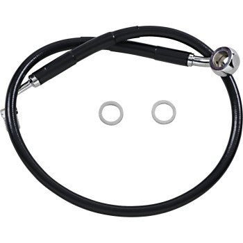 Drag Specialties    Brake Line - +2" - Black - '18-'23 Softail