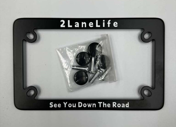 2LaneLife Metal License Plate Frame