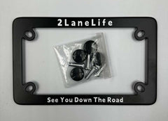 2LaneLife Metal License Plate Frame