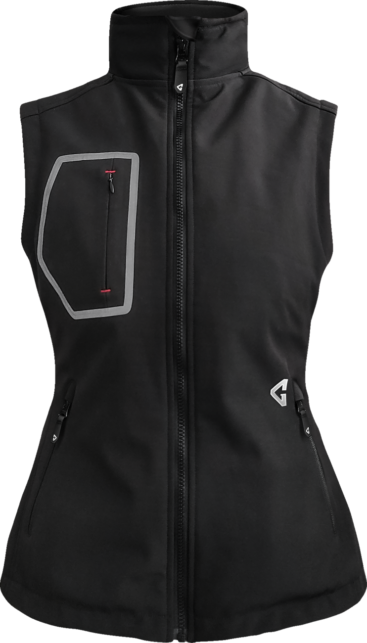 Women's 7V Torrid Softshell Heated Vest 2.0 - Black | Gerbing Heated Clothing