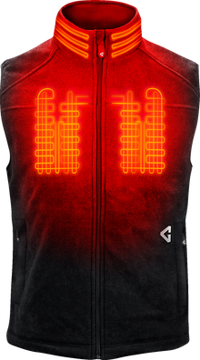 Gerbing Heated Clothing V Thermite Fleece Heated Vest 2.0 - Black - Mens |