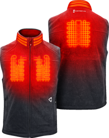 Gerbing Heated Clothing 7V Thermite Fleece Heated Vest 2.0 - Gray - Mens |