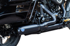 2-into-1 Qualifier Exhaust System - 50-State - Black | S&S Cycle