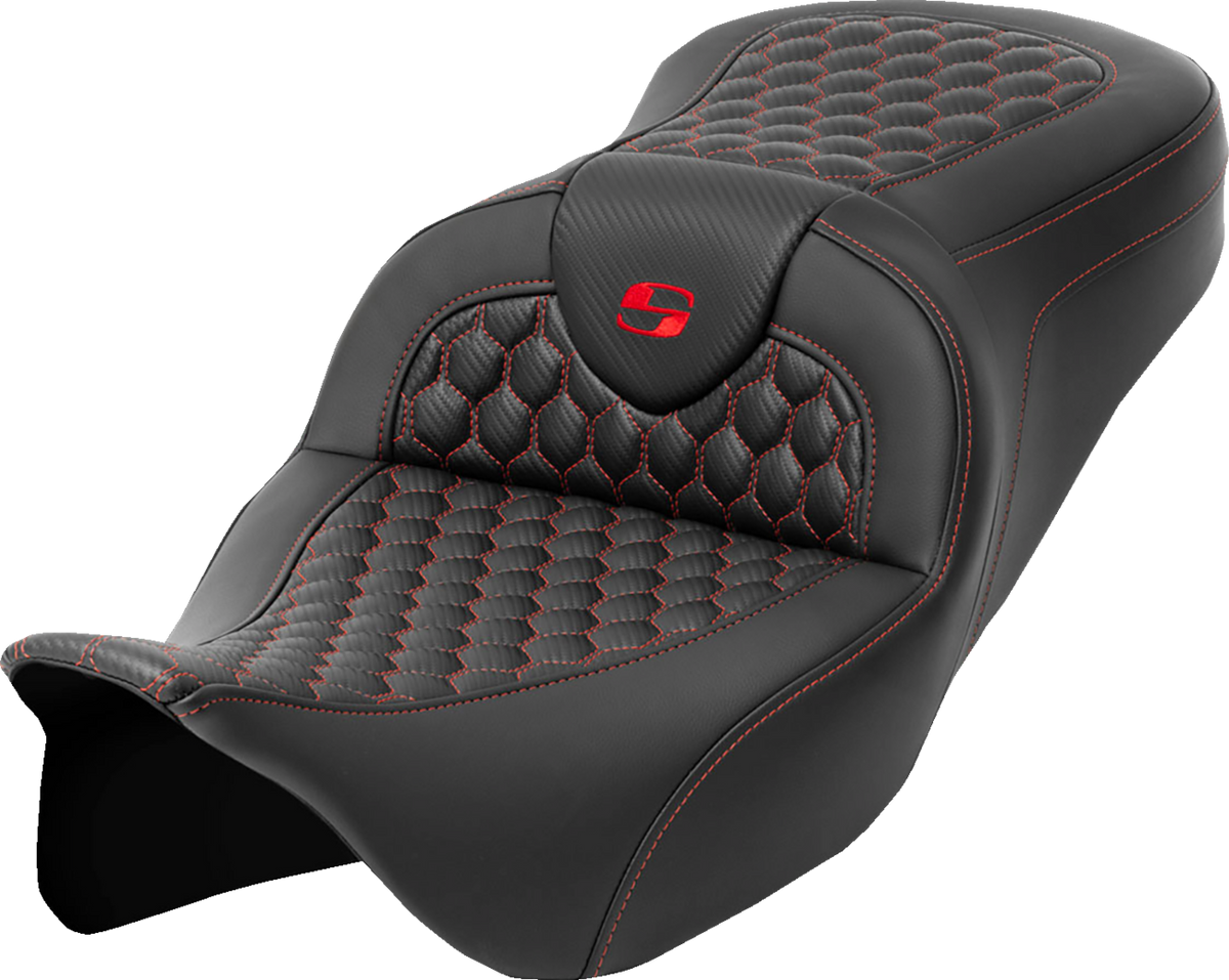 Saddlemen Roadsofa™ Seat - Honeycomb - Without Backrest - Flh/Flt '08-'23