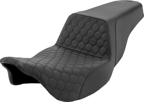 Saddlemen Step-Up Seat - Honeycomb - Fl '08-'23