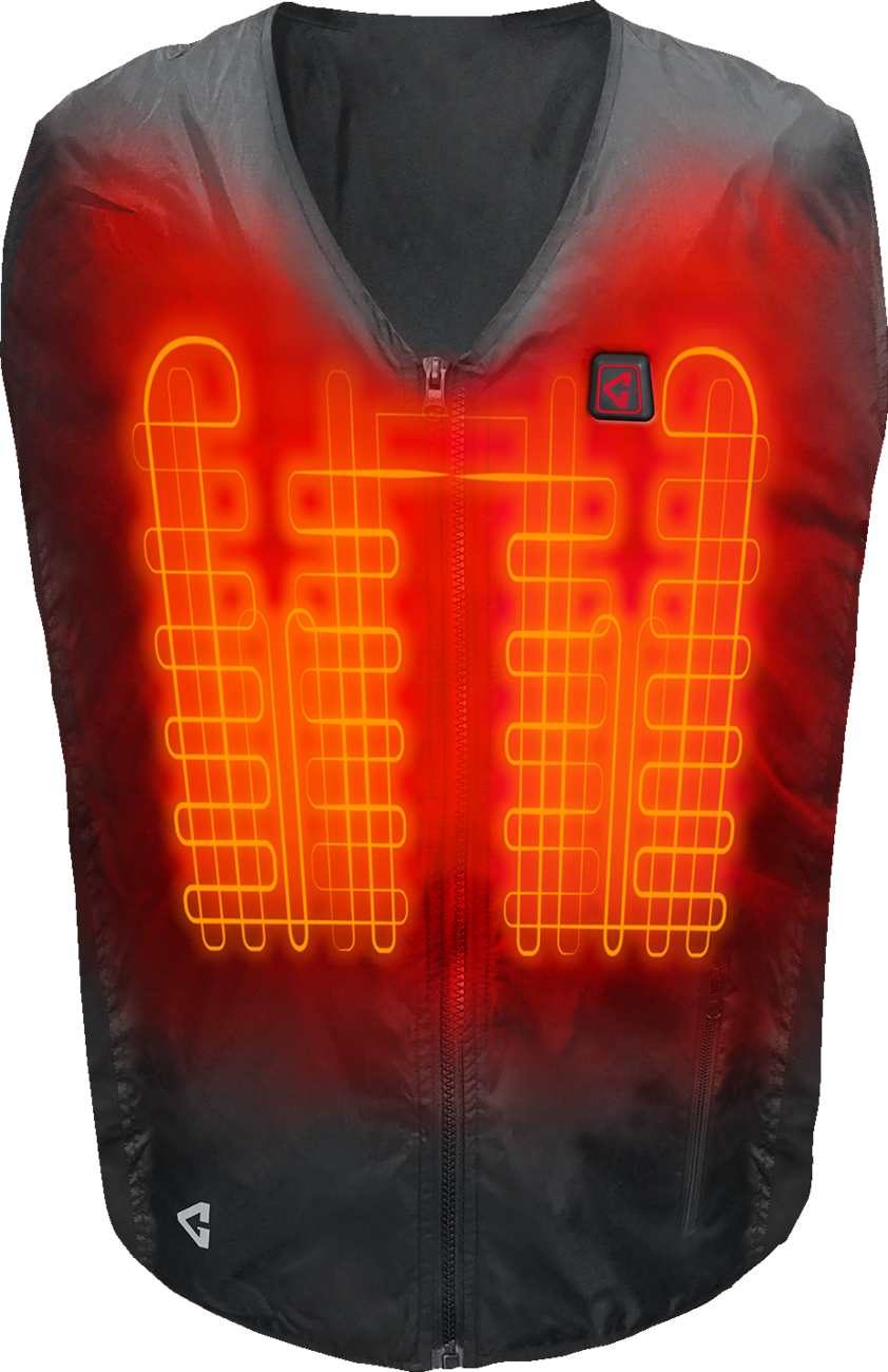 7V Battery Heated Vest Liner - Black - UNISEX | Gerbing Heated Clothing