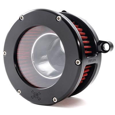 BA Air Cleaner Kit, Black finish, Red filter - 2024 Touring & M8 VVT Models