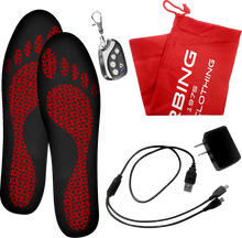 Gerbing Heated Clothing 3V Rechargeable Heated Insoles With Remote |