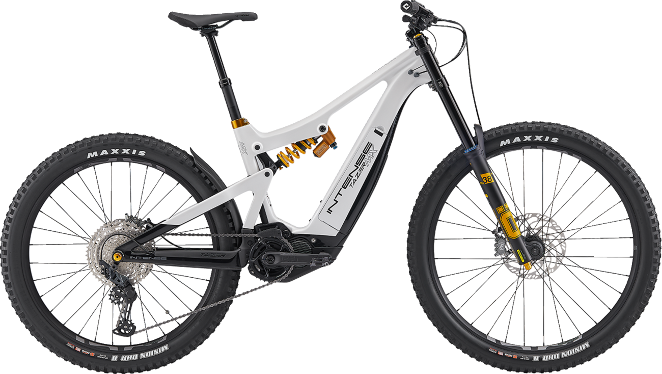 Tazer MX Carbon E-Bike - Pro Build - White