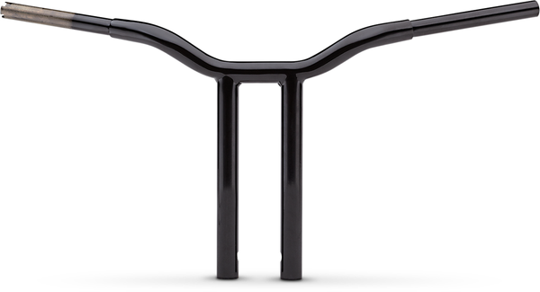 La Choppers 12" Kage Fighter Welded Straight-Riser Handlebar - Black |
