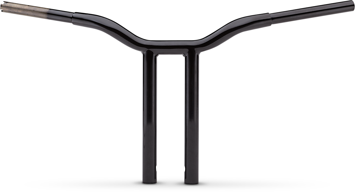 La Choppers 12" Kage Fighter Welded Straight-Riser Handlebar - Black |