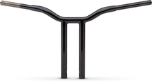 La Choppers 12" Kage Fighter Welded Straight-Riser Handlebar - Black |